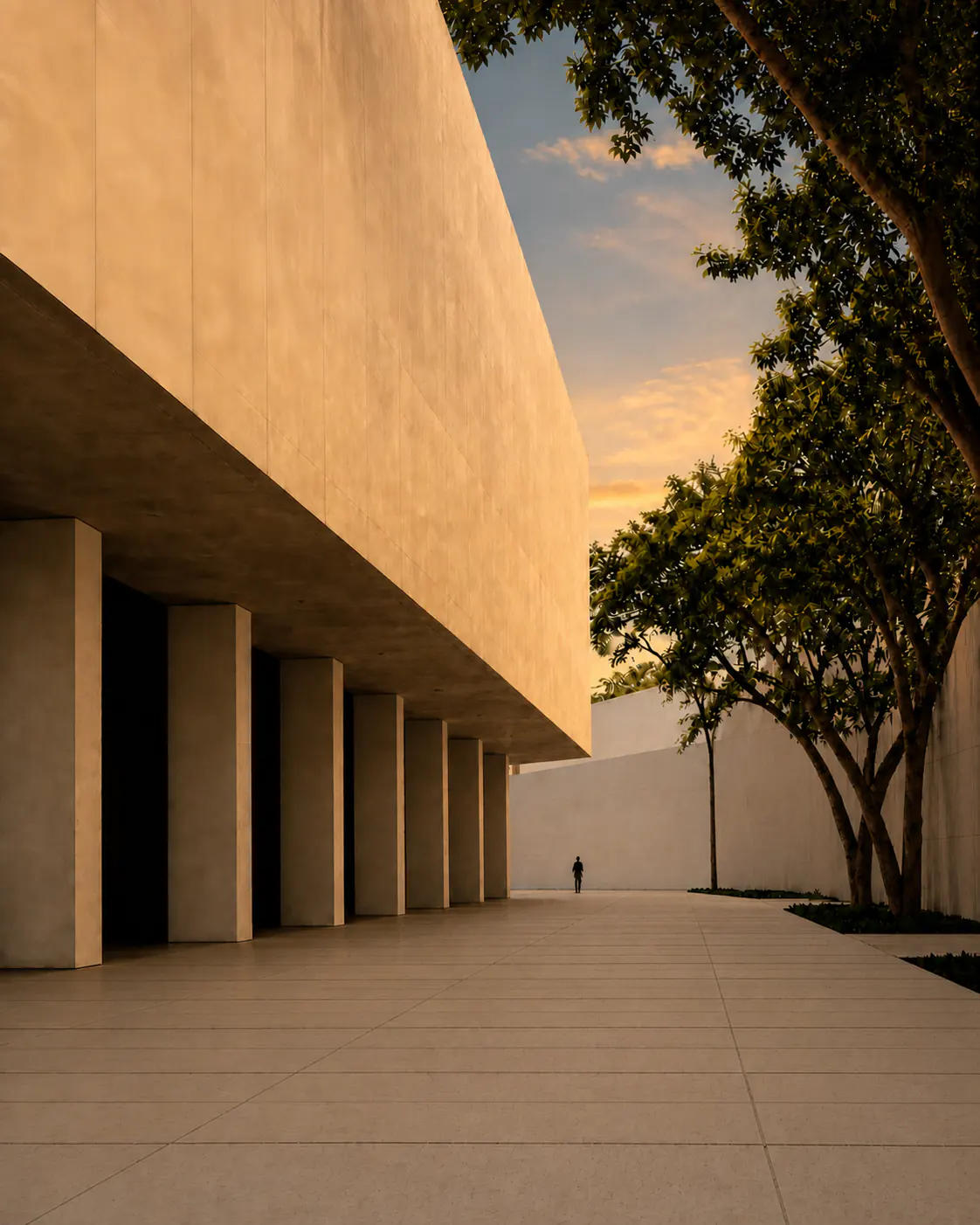 Arquitectura de LUMEN durante la hora dorada