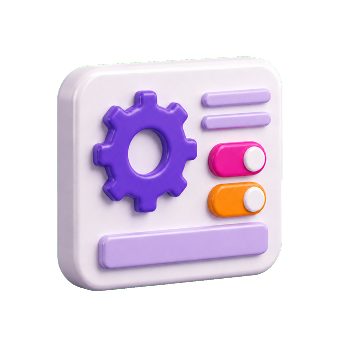 Ilustración 3D de optimización continua